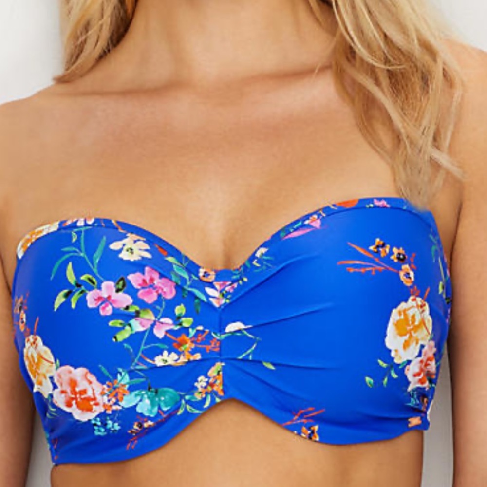 Panache Florentine “Cobalt Floral” Bikini Top
